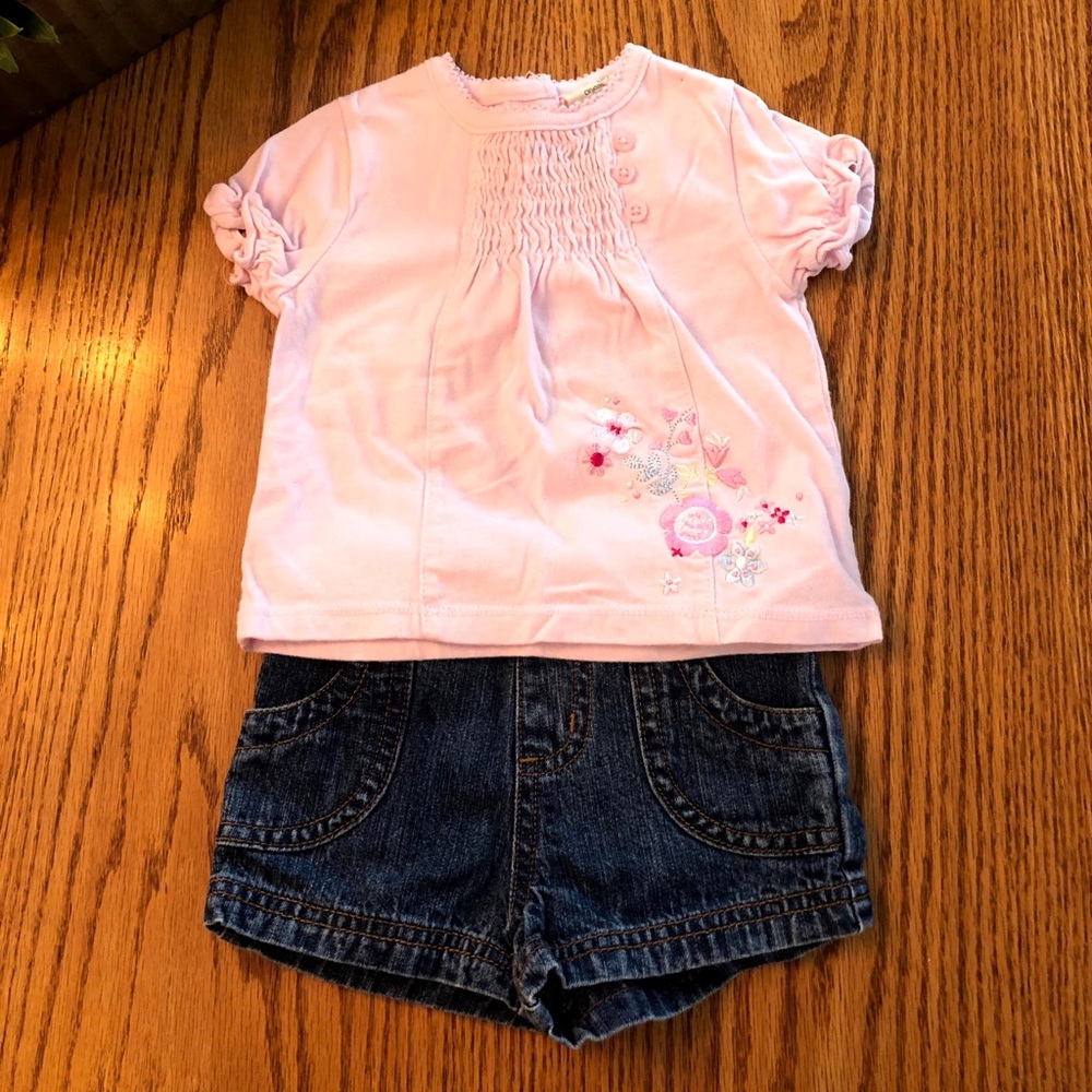 [GEORGE] Summer Jean Short Set